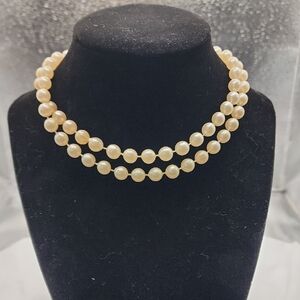 Elegant Cream Pearl Necklace #1